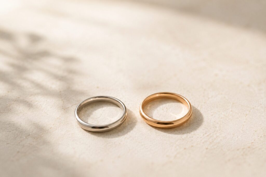 長年連れ添った夫婦の結婚指輪